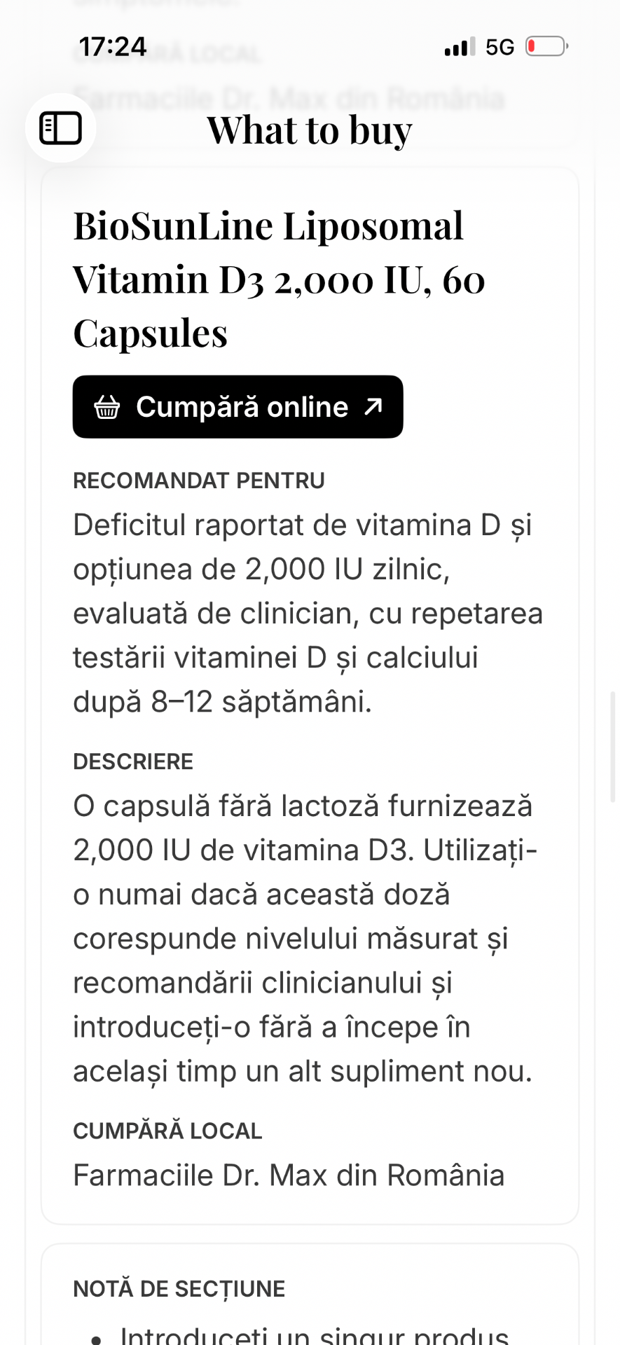 Ce suplimente să iei